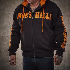 MOE'S HILLS BOBBER'S HOODY - BLACK -ORANGE