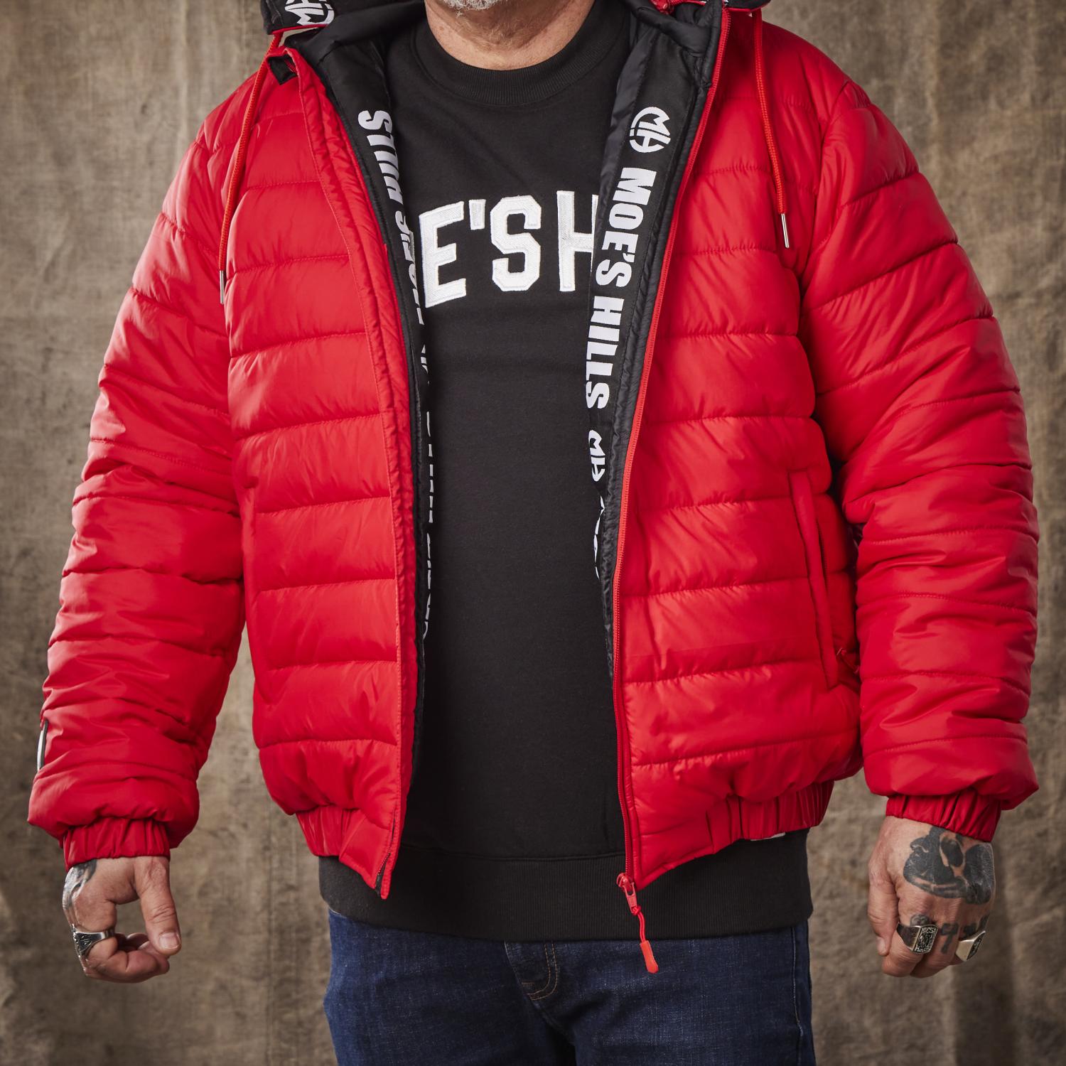 Moe’s Hills puffer jacket red