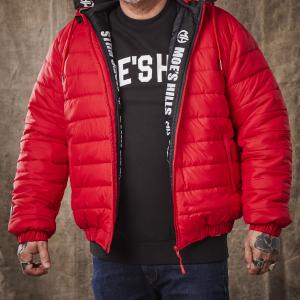 Moe’s Hills puffer jacket red