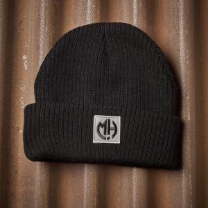 MOE'S HILLS BOBBER'S  ROLL-UP BEANIE BLACK