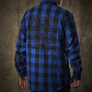 MOE'S HILLS BOBBER'S SHIRT FLANNEL - BLUE/BLACK