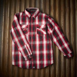 MOE’S HILLS BOBBER’S – SIGNATURE RIDER SHIRT  RED