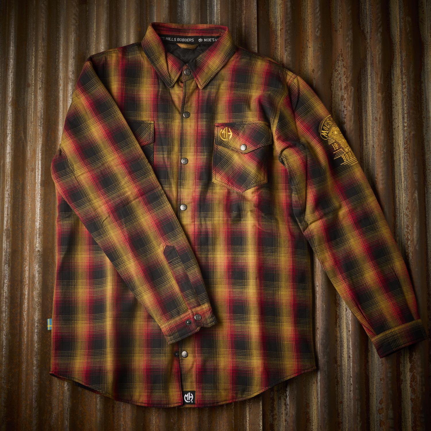 MOE’S HILLS BOBBER’S – SIGNATURE RIDER SHIRT  YELLOW