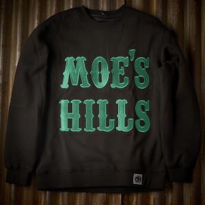 MOE’S HILLS BOBBER’S – COLLEGE SWEATER “FIND A REBEL -GREEN