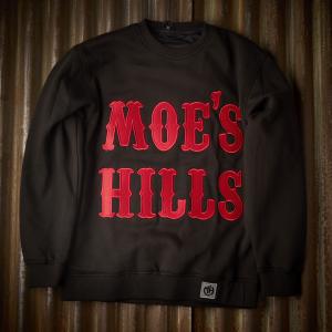 MOE’S HILLS BOBBER’S – COLLEGE SWEATER “FIND A REBEL -RED