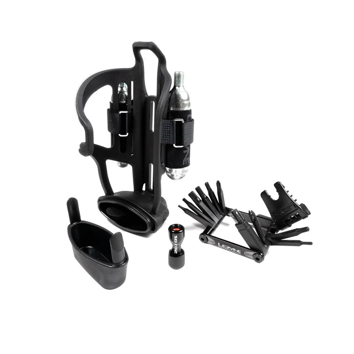 Lezyne Tubeless Flow Storage flaskställ Composite Matrix 382g svart