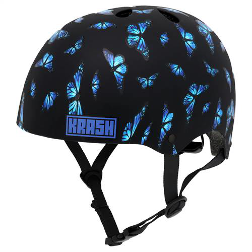 Cykelhjälm Krash MIPS ABS FS Black Brixy Blues