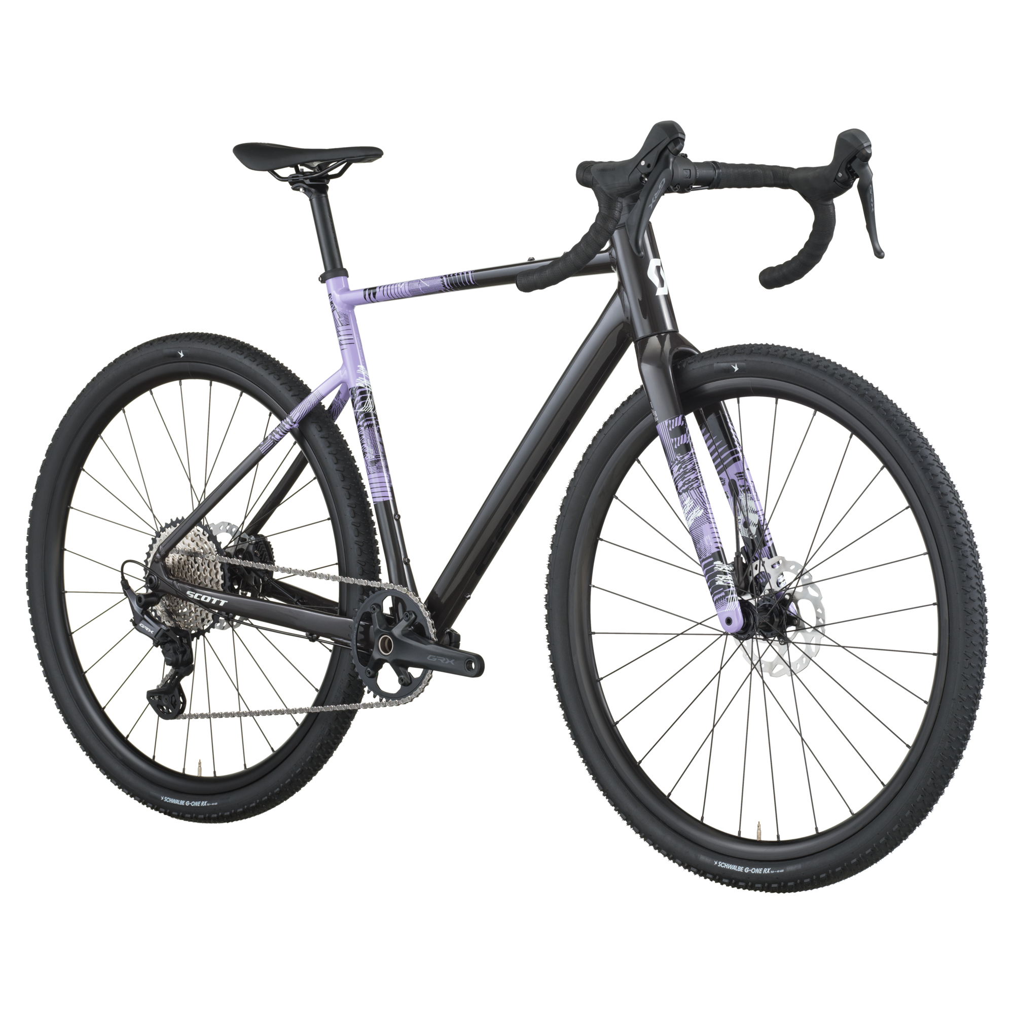 Scott Speedster Gravel 10 Black/Tulip Purple