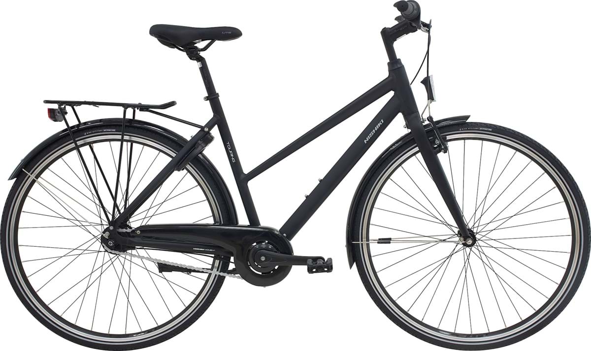 Nishiki Touring Dam 7v fot matt svart