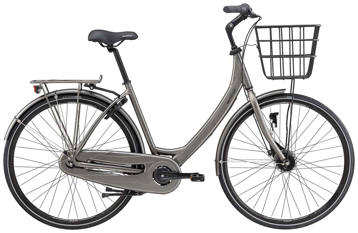 Winther 4 Dam 7vxl fot/rullbroms Matt gråbrun