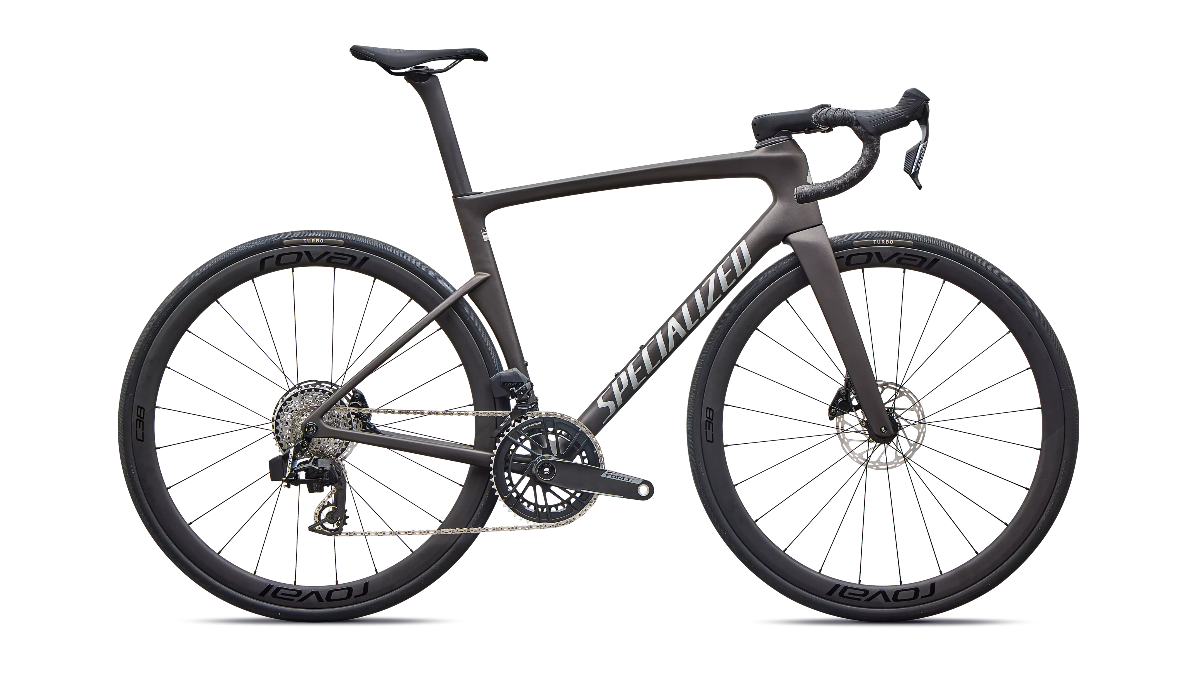 Racercykel Specialized Tarmac SL9 Expert Satin Warm Smoke Metallic