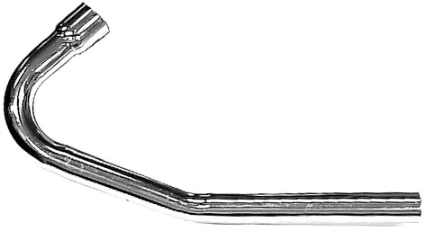 Avgasrör dia. 32/36 mm