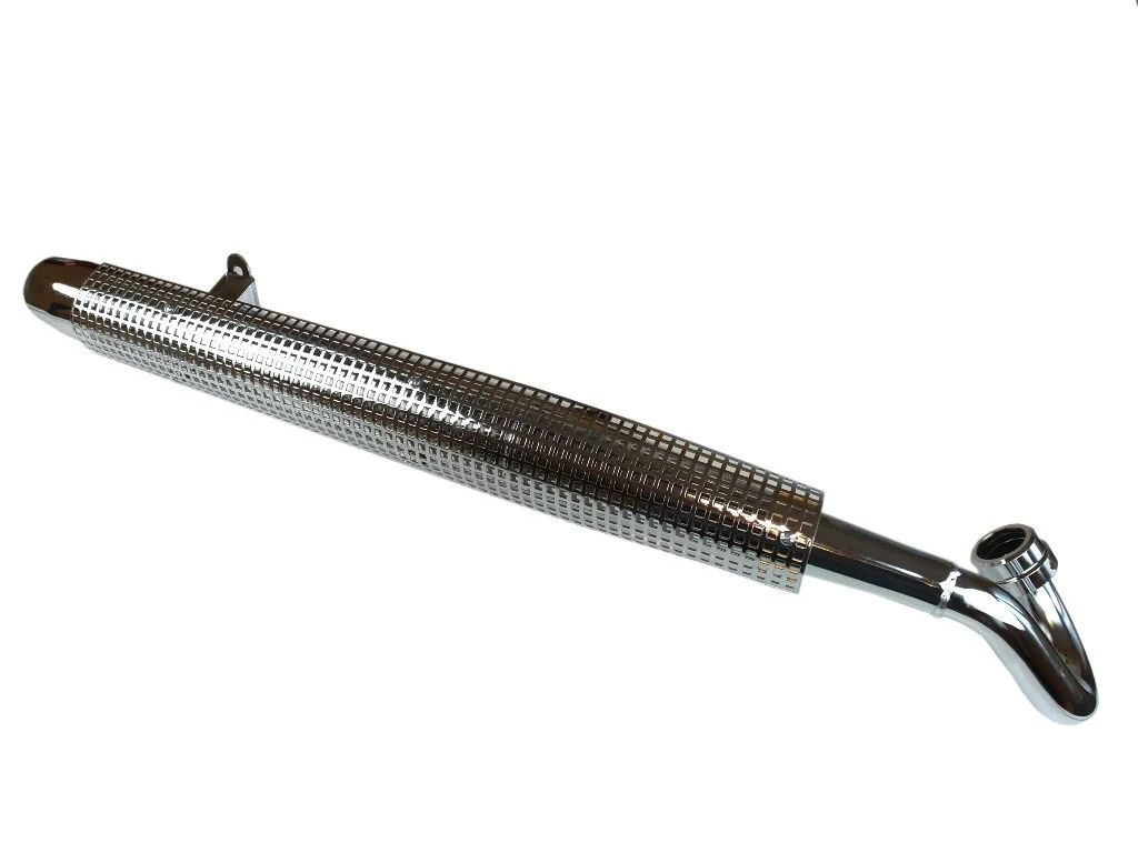 Avgassystem Zundapp GS50/Cross 36 mm krom open