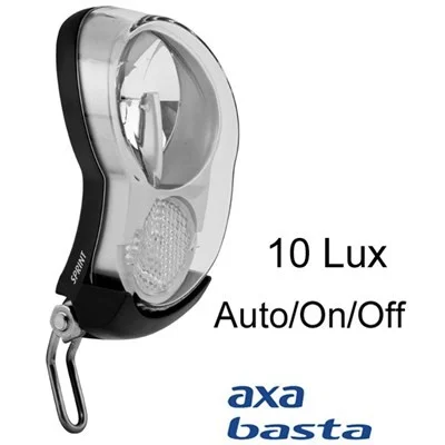 Framlampa AXA Sprint LED för navdynamo 10 LUX