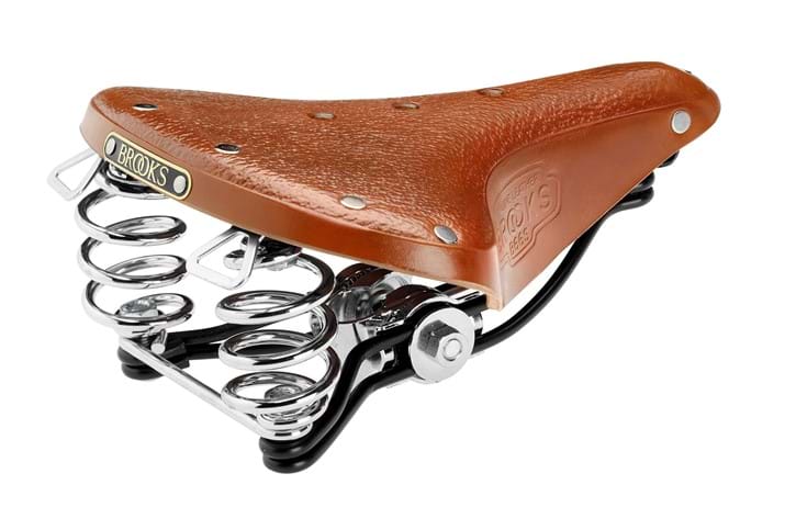 Cykelsadel Brooks B66 Short Dam Honey