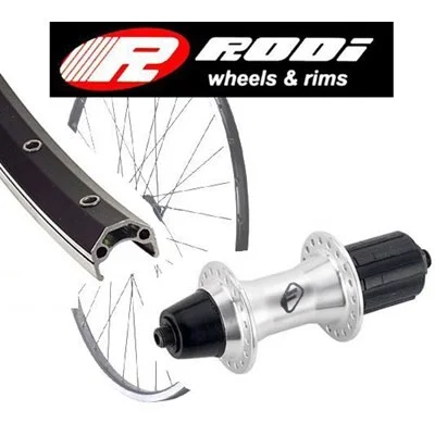 Bakhjul 28 tum/622 mm dubbelbottnad svart