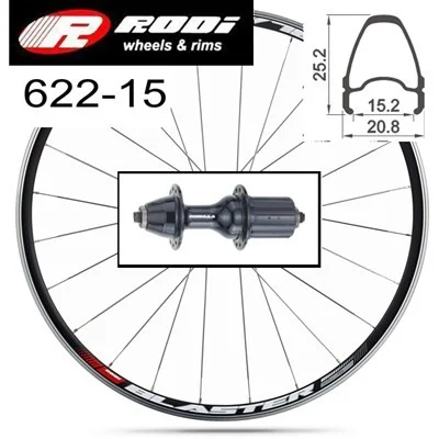 Bakhjul 28 tum/622 mm Blaster