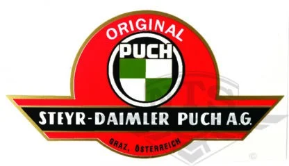 Bakskärmsdekal Puch 62-