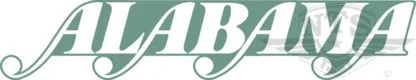 Bakskärmsdekaler Alabama
