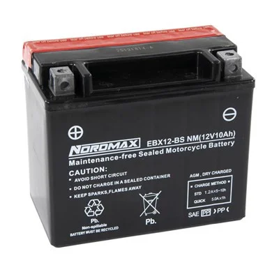 Batteri 12V EBX12-BS 10AH 150X87X130 mm