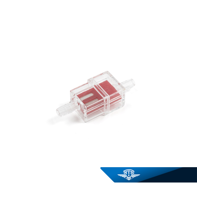 Bränslefilter/bensinfilter Rött fyrkantigt