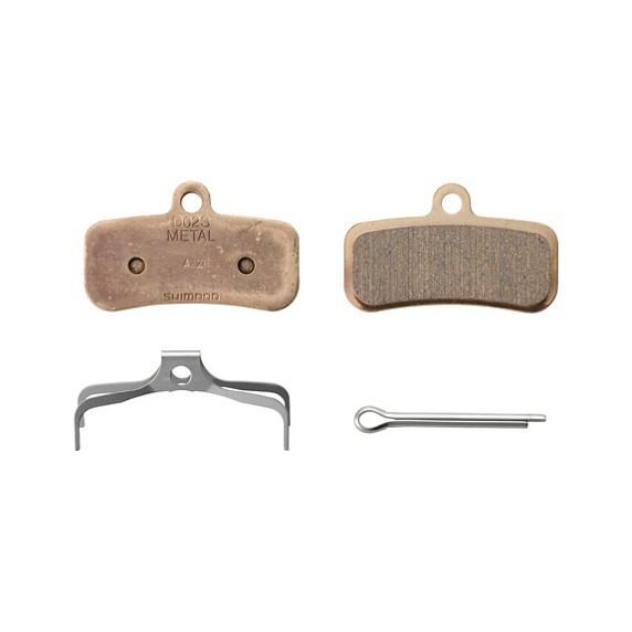 Skivbromsbelägg Shimano BP-D02S-MX Metall 1 par