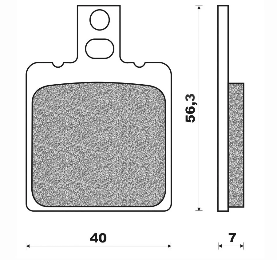 Broms Klossar Zundapp Ks/80 Super Newfren