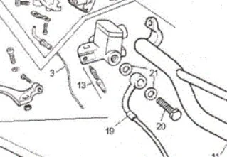 Bromsljuskontakt Rieju