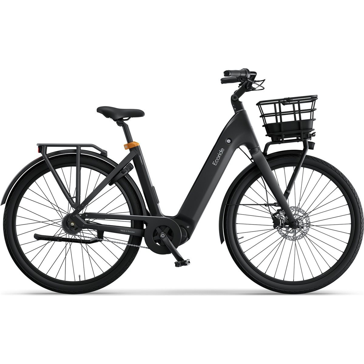 Elcykel Ecoride Ambassador 4 Mittmotor, Kedja, Fotbroms