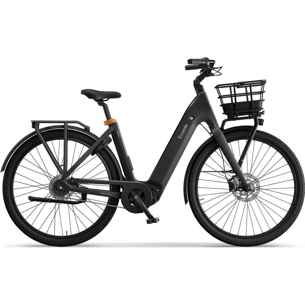 Elcykel Ecoride Ambassador 4 Mittmotor, Kedja, Skivbroms