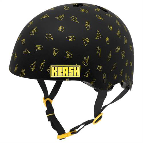 Cykelhjälm Krash MIPS ABS FS Black Hand Jive