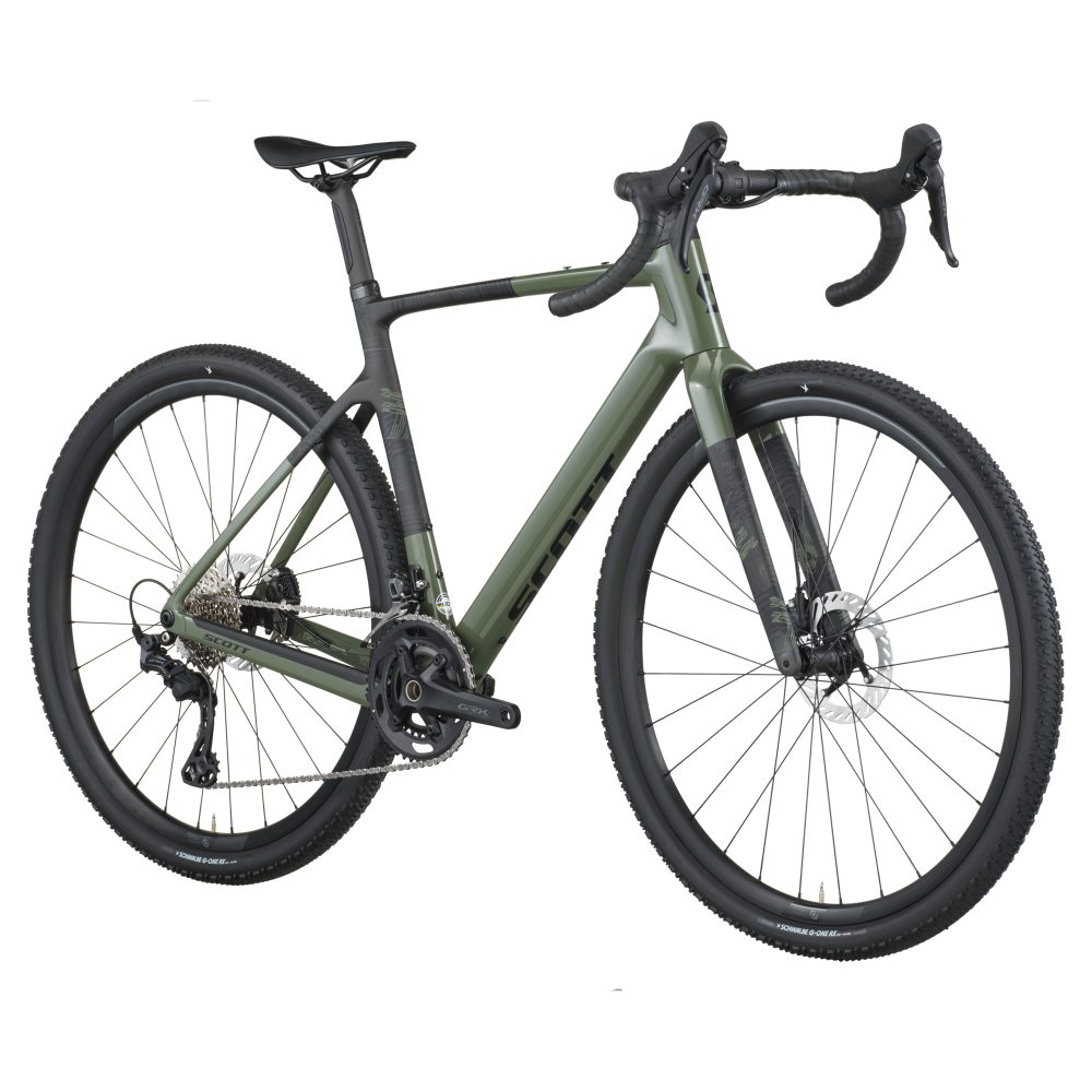 Gravelbike Scott Addict Gravel 40 Wenge Green