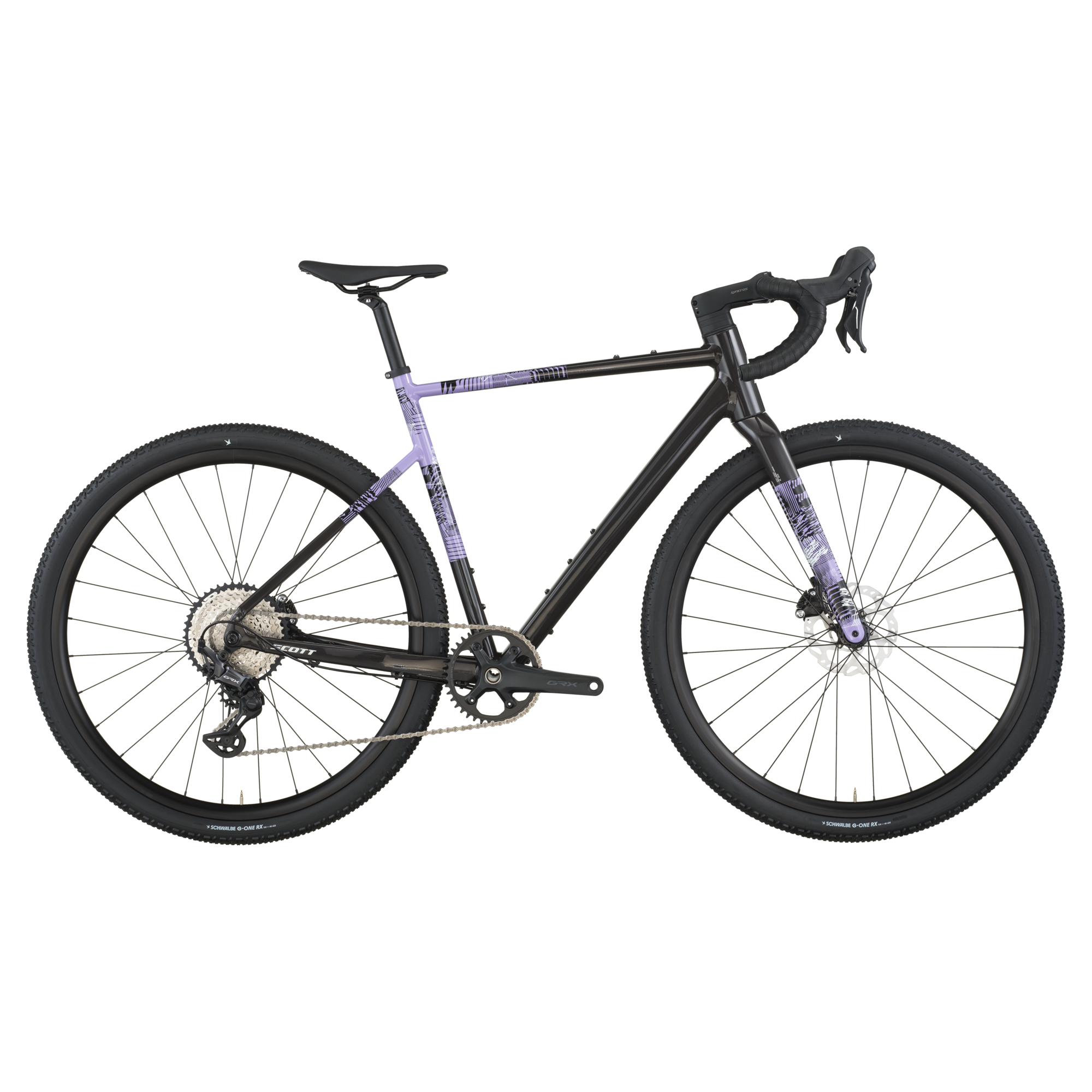 Gravelbike Scott Speedster 10 Black/Tulip Purple
