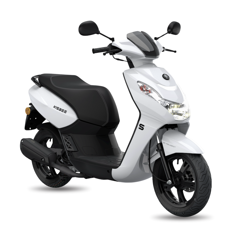 Peugeot Kisbee Icy white Euro5+