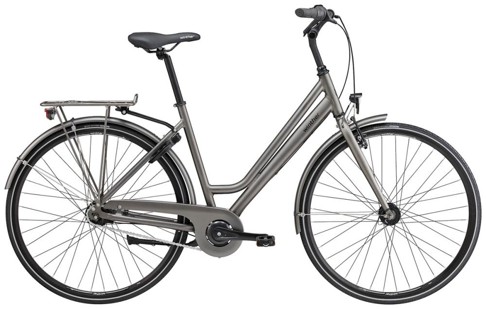 Winther 1 Dam 7v Shimano Nexus fot matt grå brun