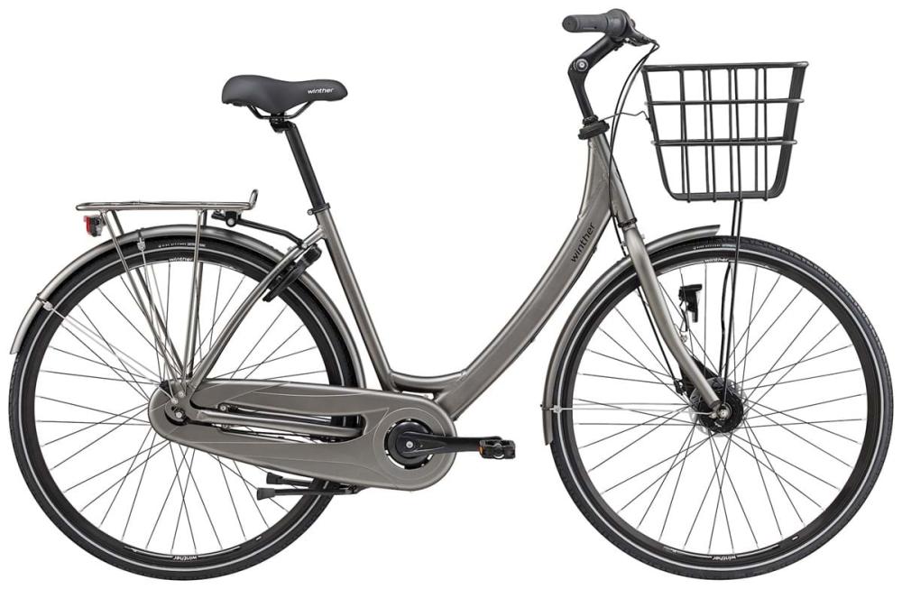 Winther 4 Dam 7vxl fot/rullbroms Matt gråbrun