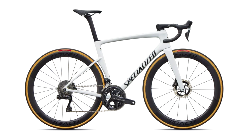 Racercykel Specialized Tarmac SL9 S-Level Gloss White Silver Metallic