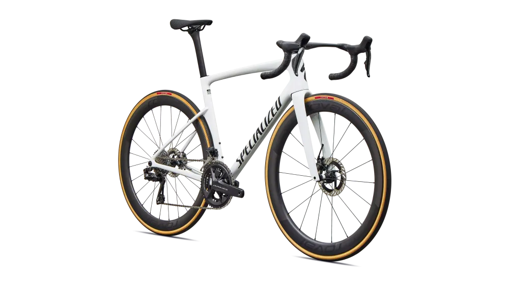 Racercykel Specialized Tarmac SL9 S-Level Gloss White Silver Metallic
