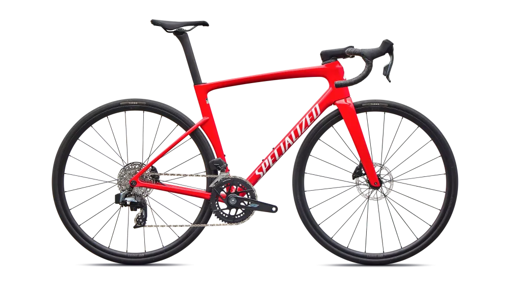 Racercykel Specialized Tarmac SL9 Comp Gloss Vivid Red/White