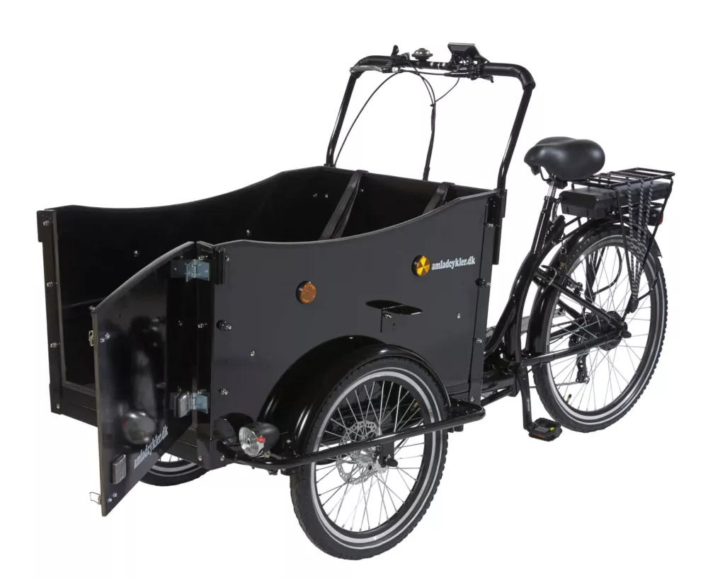 Lådcykel De Luxe Dog Sidolucka 100%