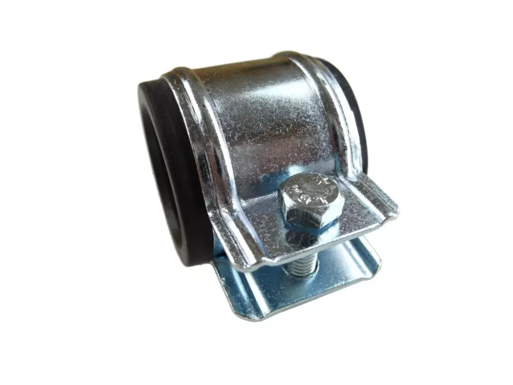 Avgasklämma med gummimuff 32 mm