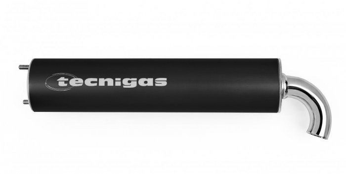 Avgassystem Tecnigas Next R GY6 50cc 4T – Sportrör utan strypning (139QMB)