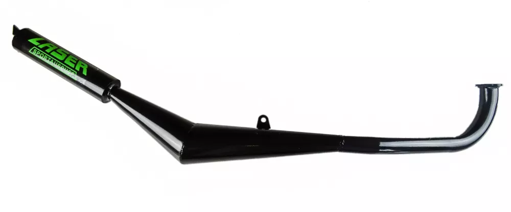 Avgassystem Tomos A3/35 Sport Svart Laser
