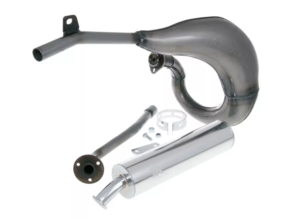 Avgassystem Turbo Kit Bufanda R Gilera GSM, Zulu (Derbi EBE, EBS Motor)
