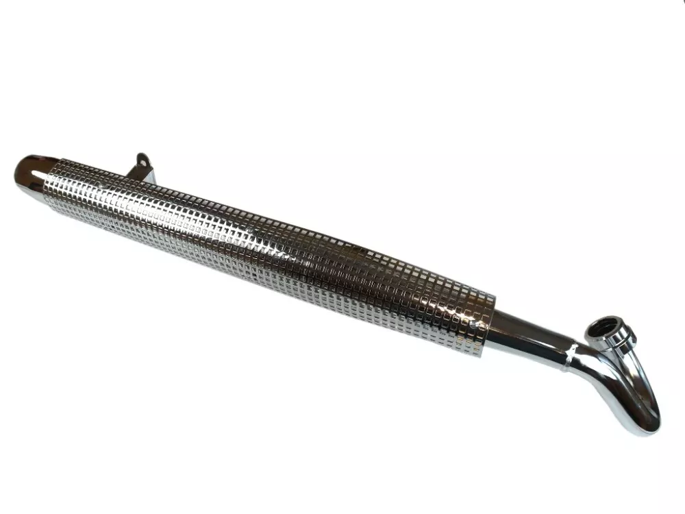 Avgassystem Zundapp GS50/Cross 36 mm krom open