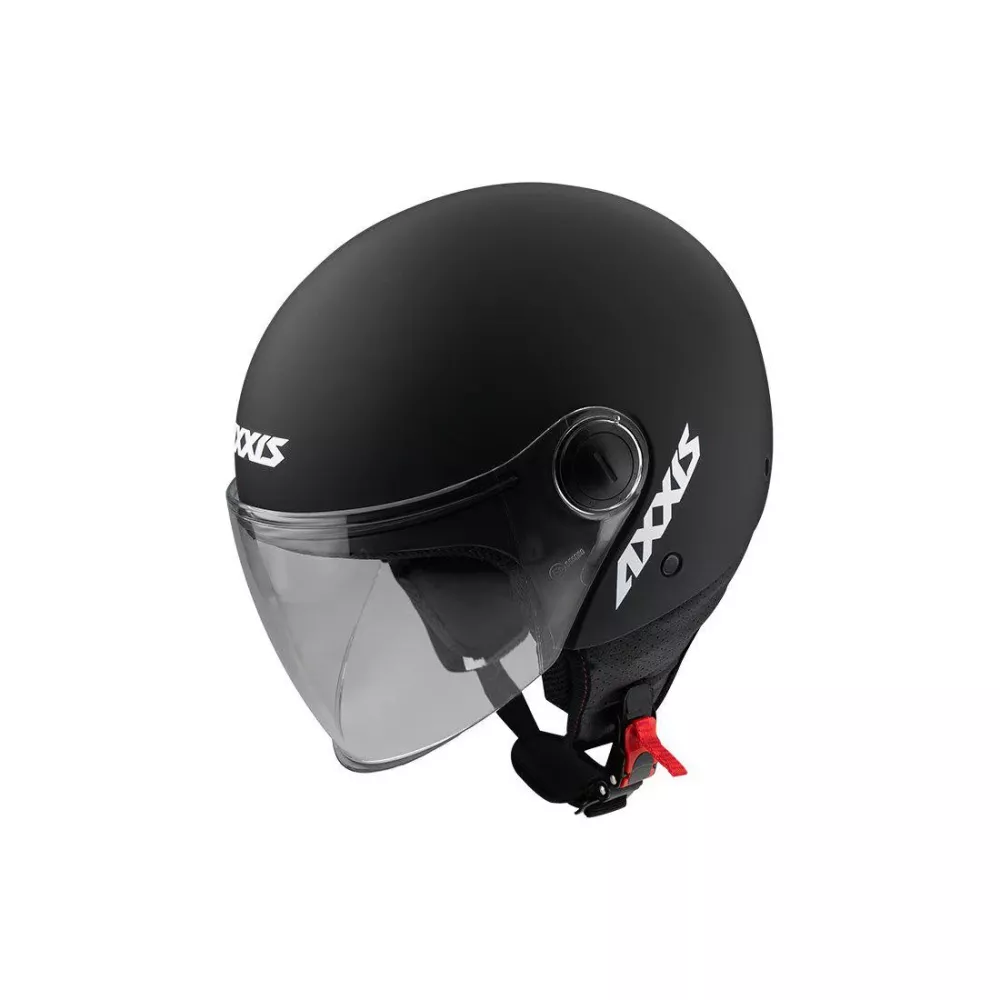 Axxis Square Solid, jethjälm,  MattSvart