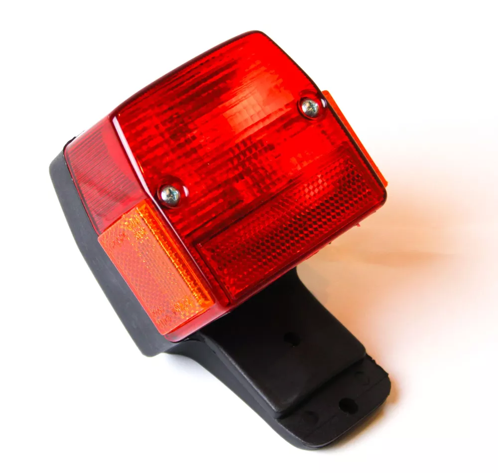 Baklykta Puch / flakmoped / MCB universal svart