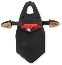 Bakskärm med blinkers 12 v