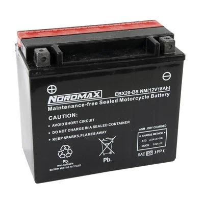 Batteri 12V EBX20-BSNM 175X87X155 mm