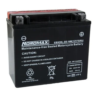 Batteri 12V EBX20L-BSNM 175X87X155 mm